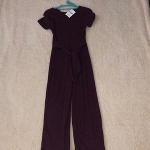 F21 girls sz 13-14 knit jumpsuit
